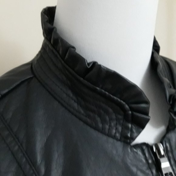 WOMEN'S BLACK JACKET/ SIZE L / LANE CRAWFORD BRAND - Picture 6 of 13